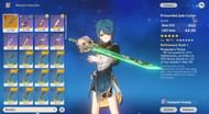 Xingqiu with Primordial Jade Cutter in Genshin Impact (Image via BlackShadow, YouTube)